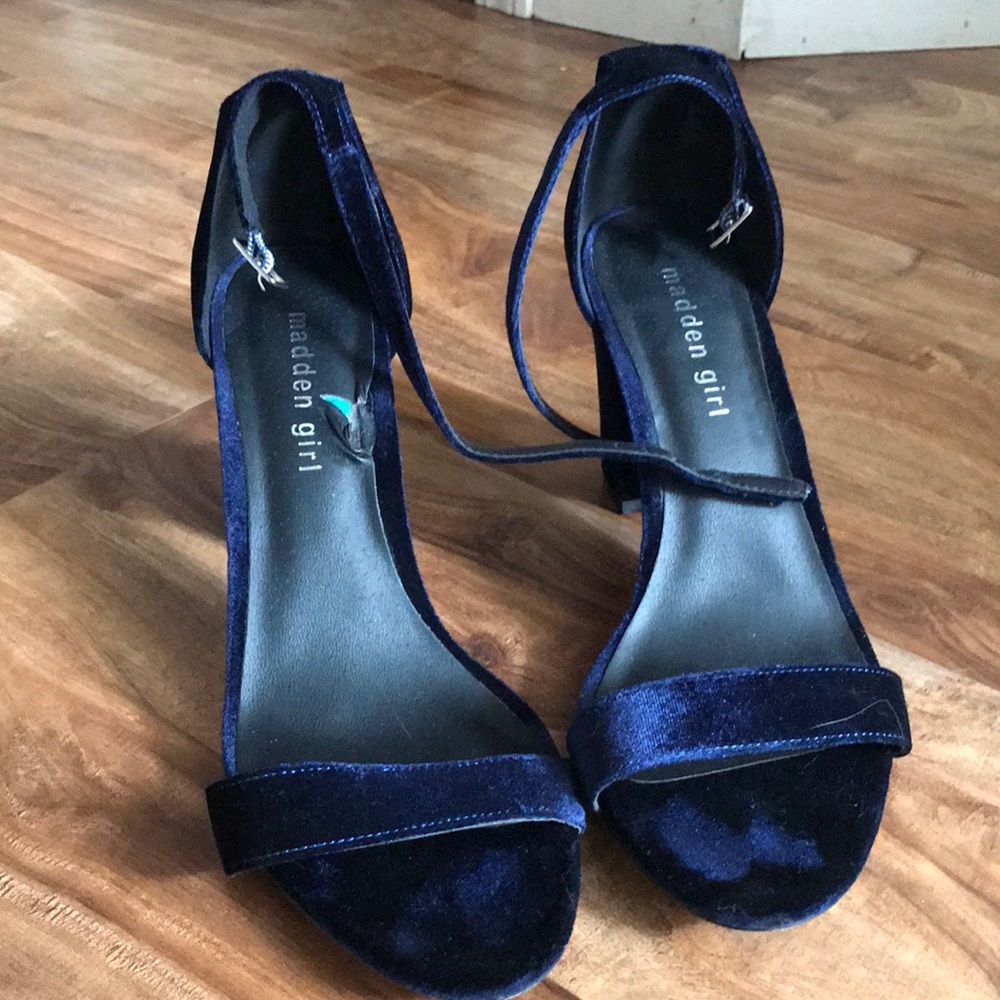 Madden girl velvet heels